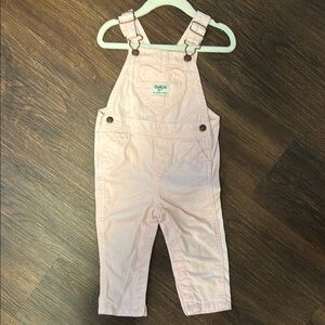 OshKosh B'gosh Light Pink Heart Overalls